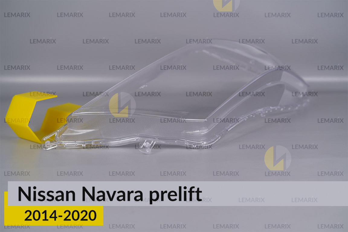 Скло фари Nissan Navara (2014-2020) дорест праве