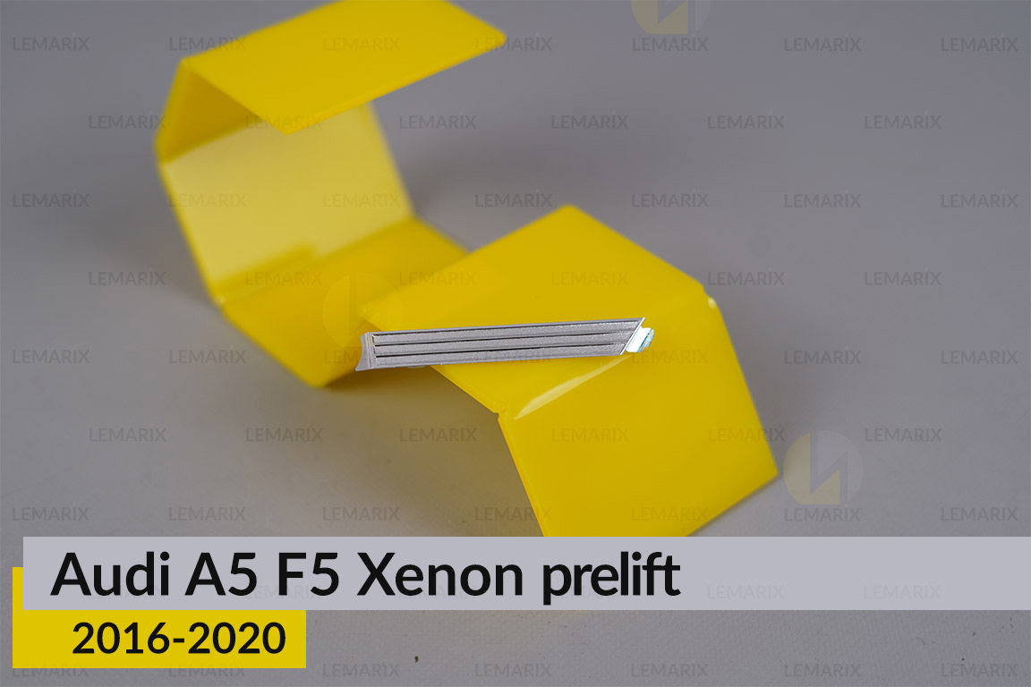 Хромований декор боковий Audi A5 F5 Xenon (2016-2020) дорест лівий