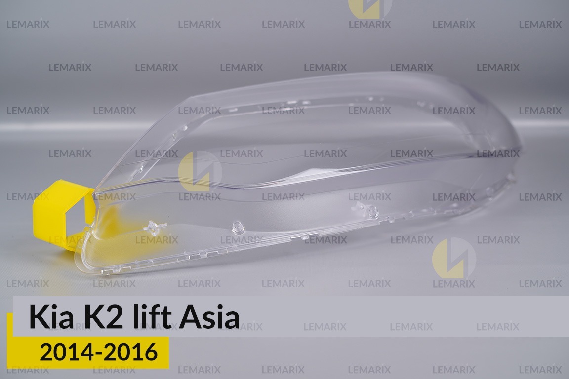 Скло фари Kia K2 Asia (2014-2016) рест ліве