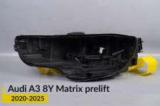 Корпус фари Audi A3 8Y Matrix (2020-2026) дорест лівий
