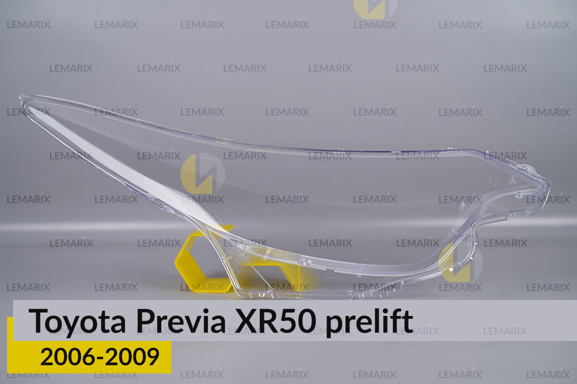 Скло фари Toyota Previa XR50 (2006-2009) дорест ліве