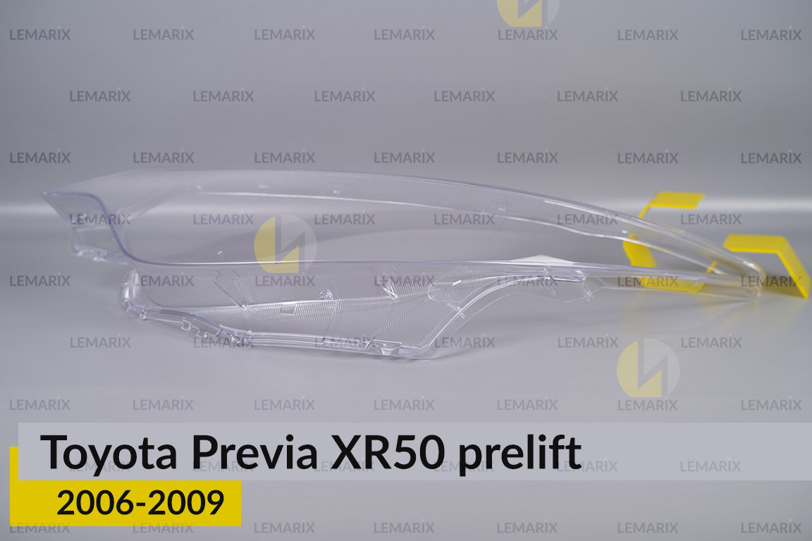 Скло фари Toyota Previa XR50 (2006-2009) дорест ліве