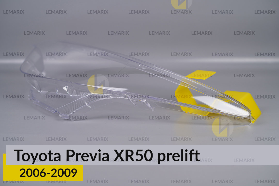Скло фари Toyota Previa XR50 (2006-2009) дорест ліве