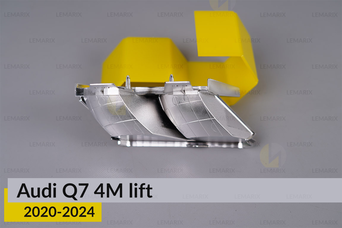 Хромована маска рефлектора Audi Q7 4M (2020-2024) рест ліва