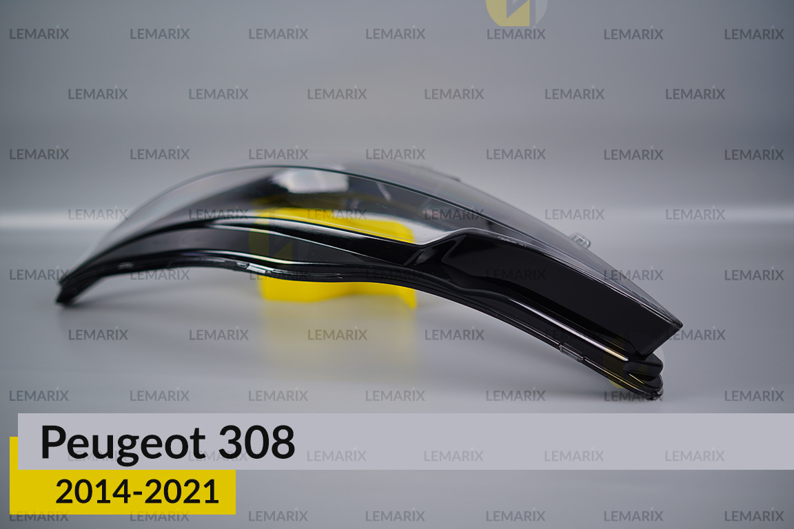 Скло фари Peugeot 308 (2014-2021) ліве