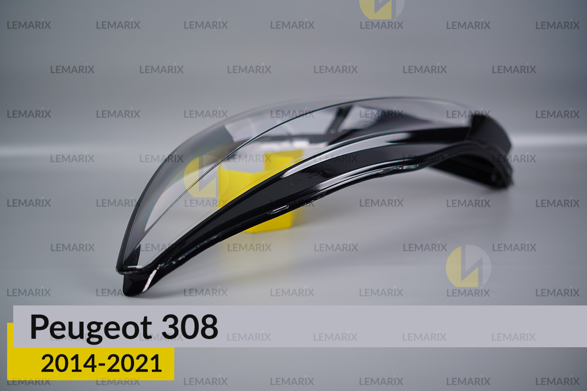 Скло фари Peugeot 308 (2014-2021) ліве