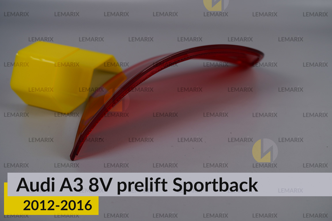 Скло заднього ліхтаря зовнішнє в крилі Audi A3 8V Sportback (2012-2016) дорест праве