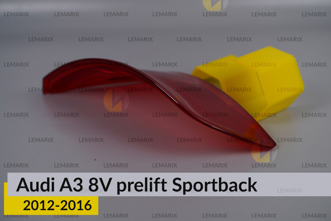 Скло заднього ліхтаря зовнішнє в крилі Audi A3 8V Sportback (2012-2016) дорест праве