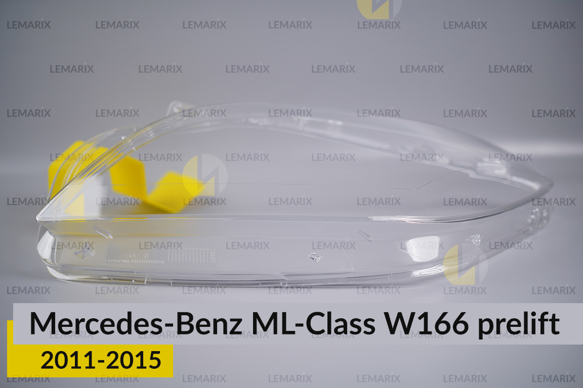 Скло фари Mercedes-Benz ML-Class W166 (2011-2015) дорест ліве