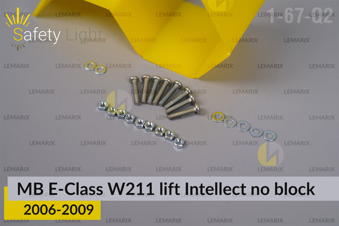 Перехідна рамка для Mercedes-Benz E-Class W211 Intellect no block (2006-2009) рест