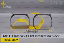 Переходная рамка для Mercedes-Benz E-Class W211 Intellect no block (2006-2009) рест