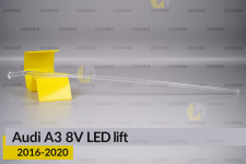 Світловод фари Audi A3 8V LED (2016-2020) рест довгий верхній правий