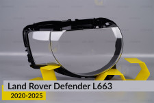 Стекло фары Land Rover Defender L663 (2020-2025) правое