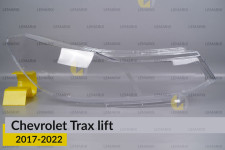 Скло фари Chevrolet Trax (2017-2022) рест праве