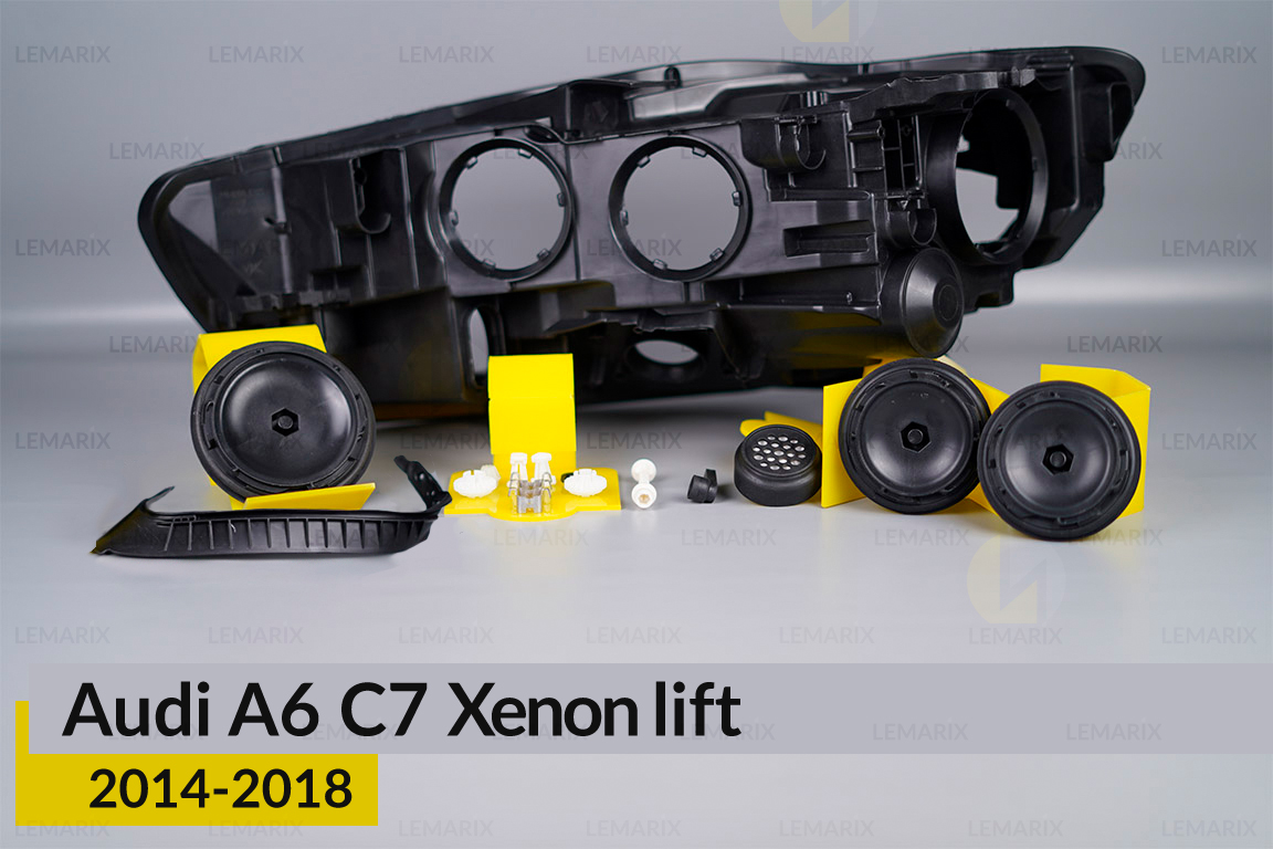 Сервісний комплект корпуса фар Audi A6 C7 Xenon (2014-2018) рест правий