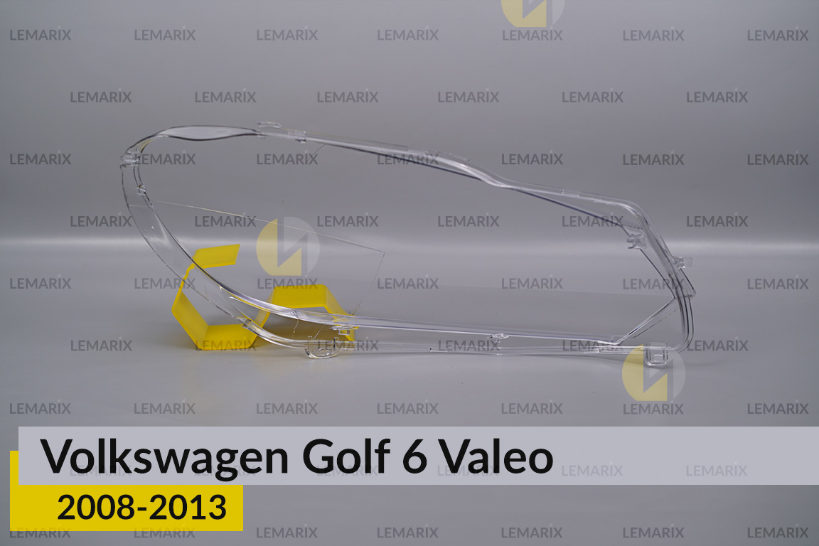 Скло фари VW Volkswagen Golf 6 Valeo (2008-2013) ліве