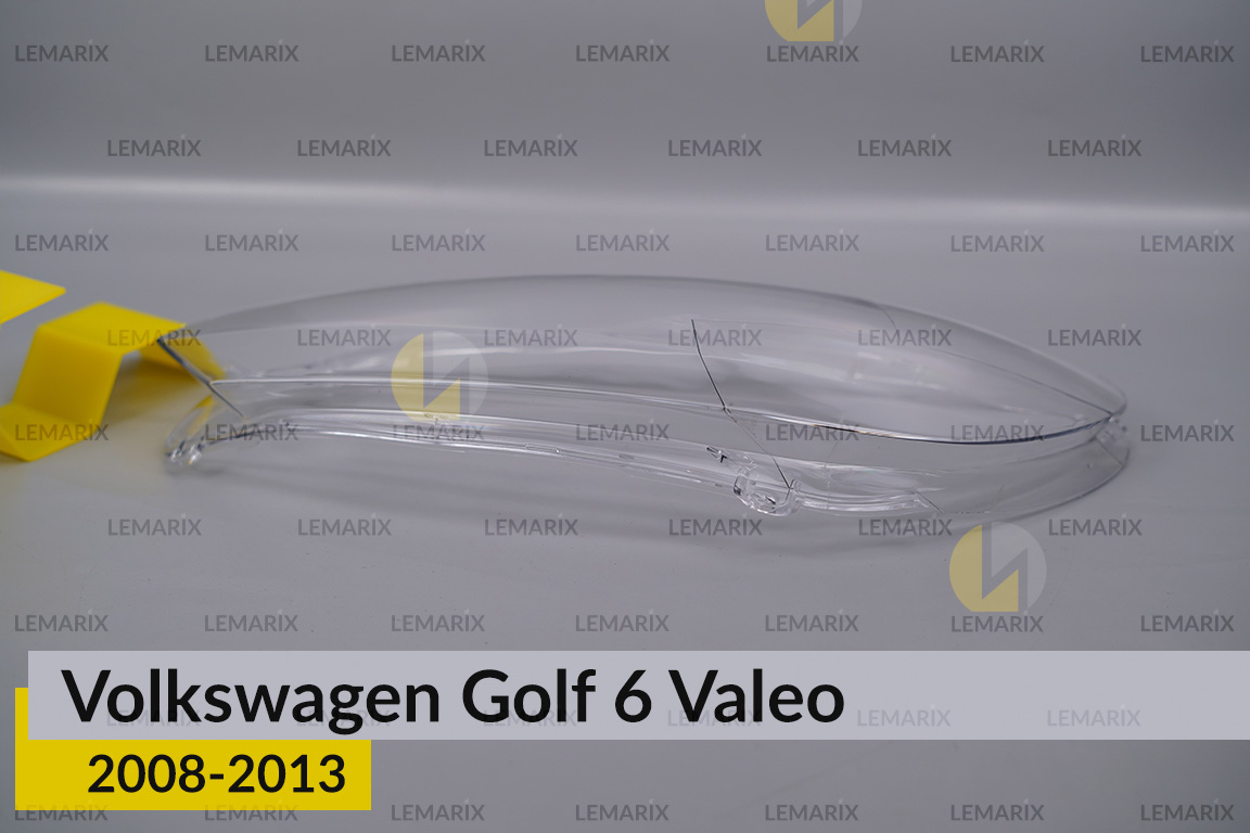 Скло фари VW Volkswagen Golf 6 Valeo (2008-2013) ліве