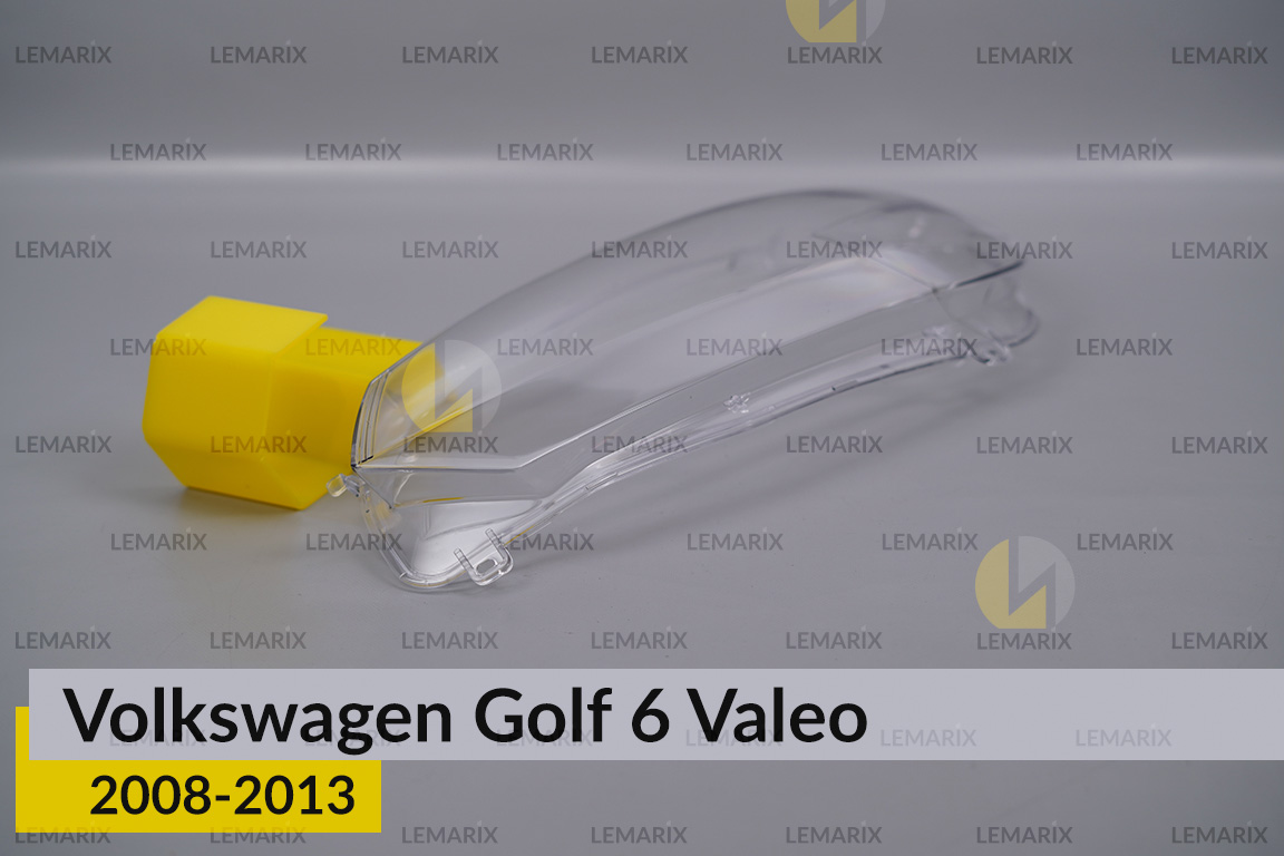 Скло фари VW Volkswagen Golf 6 Valeo (2008-2013) ліве