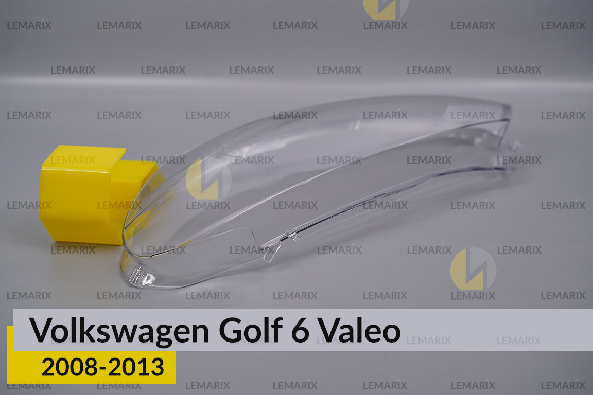 Скло фари VW Volkswagen Golf 6 Valeo (2008-2013) ліве