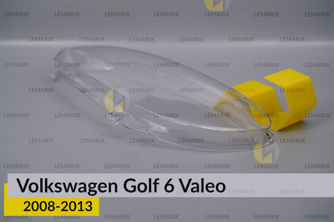 Скло фари VW Volkswagen Golf 6 Valeo (2008-2013) ліве