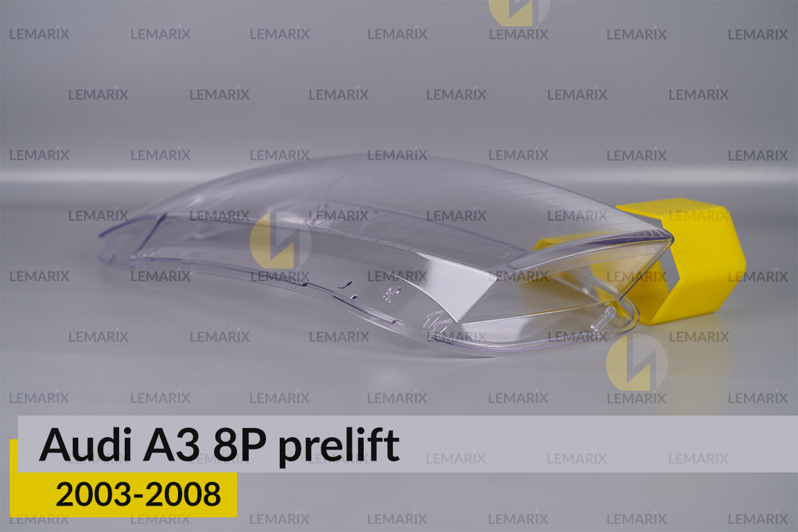 Скло фари Audi A3 8P (2003-2008) дорест ліве