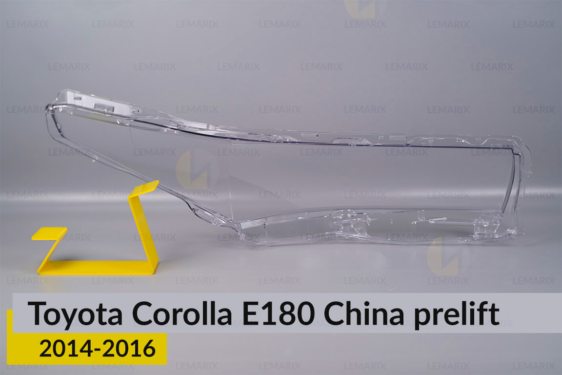 Скло фари Toyota Corolla E180 China (2014-2016) дорест ліве