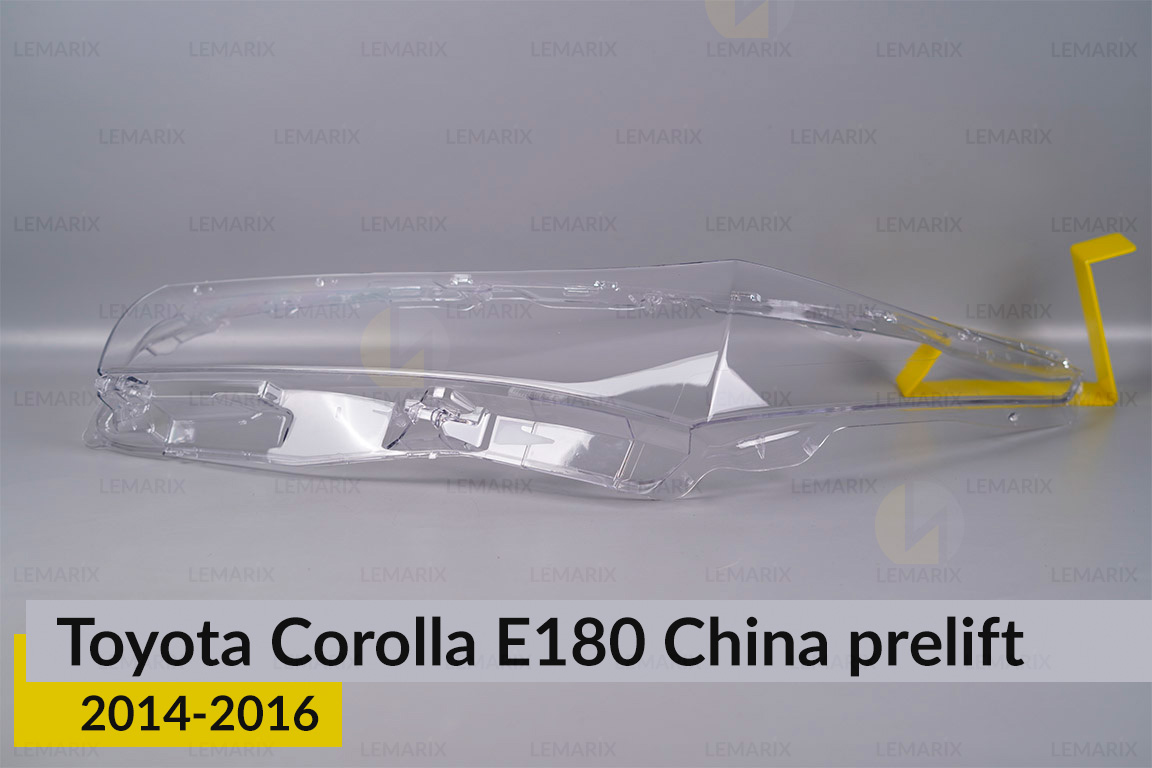 Скло фари Toyota Corolla E180 China (2014-2016) дорест ліве