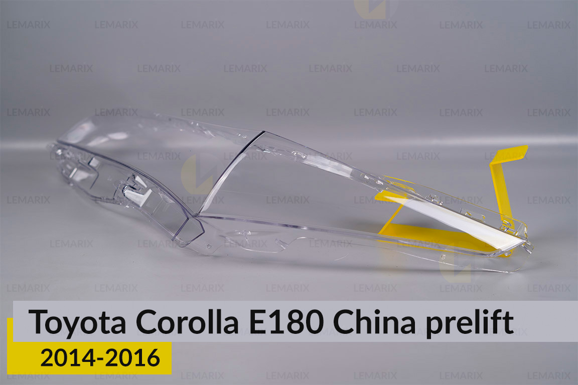 Скло фари Toyota Corolla E180 China (2014-2016) дорест ліве