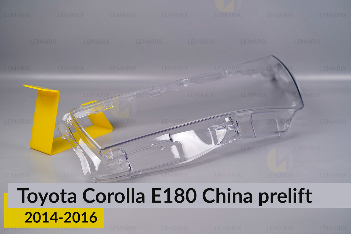 Скло фари Toyota Corolla E180 China (2014-2016) дорест ліве