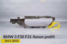 Декоративная маска BMW 3 F30 F31 Xenon (2011-2015) дорест левая