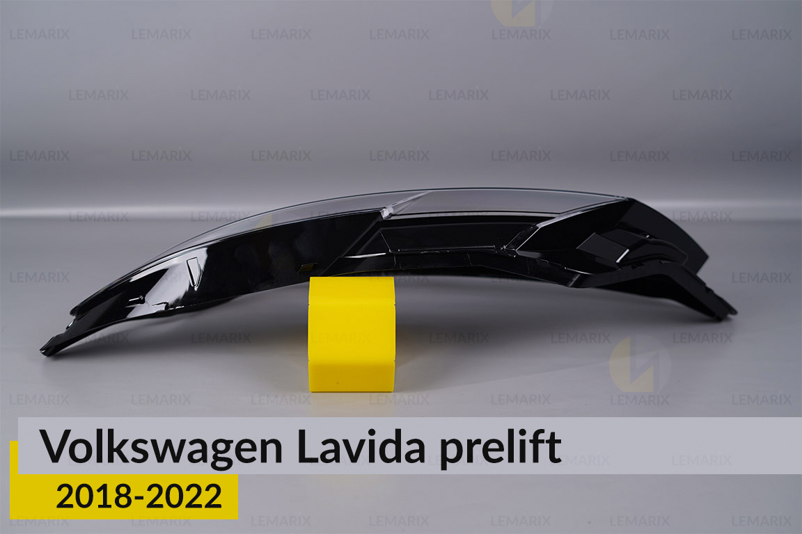 Скло фари VW Volkswagen Lavida (2018-2022) дорест ліве