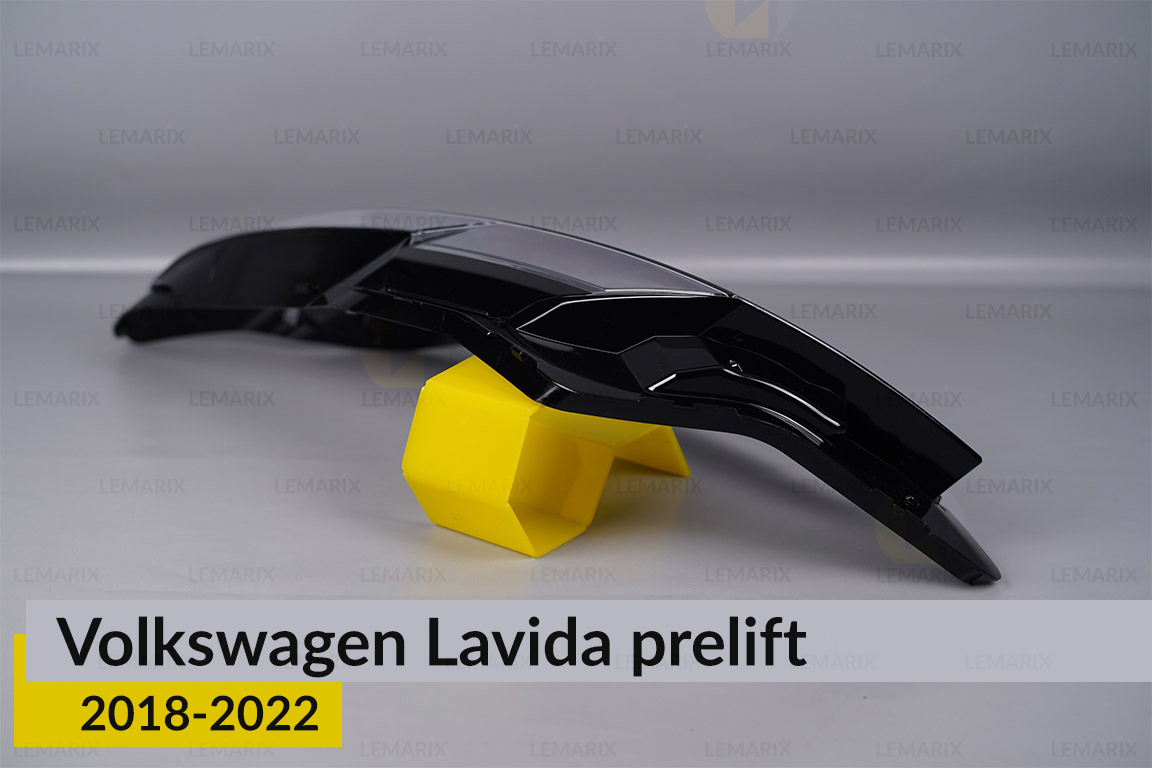 Скло фари VW Volkswagen Lavida (2018-2022) дорест ліве