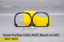 Переходная рамка для Smart ForTwo C451 A451 Bosch no AFS (2007-2014)