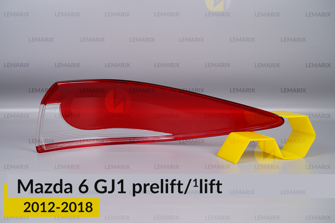 Скло заднього ліхтаря зовнішнє в крилі Mazda 6 GJ1 (2012-2018) дорест/1 рест ліве
