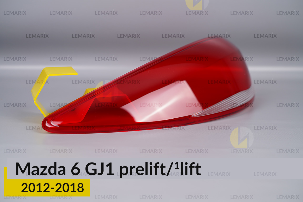 Скло заднього ліхтаря зовнішнє в крилі Mazda 6 GJ1 (2012-2018) дорест/1 рест ліве
