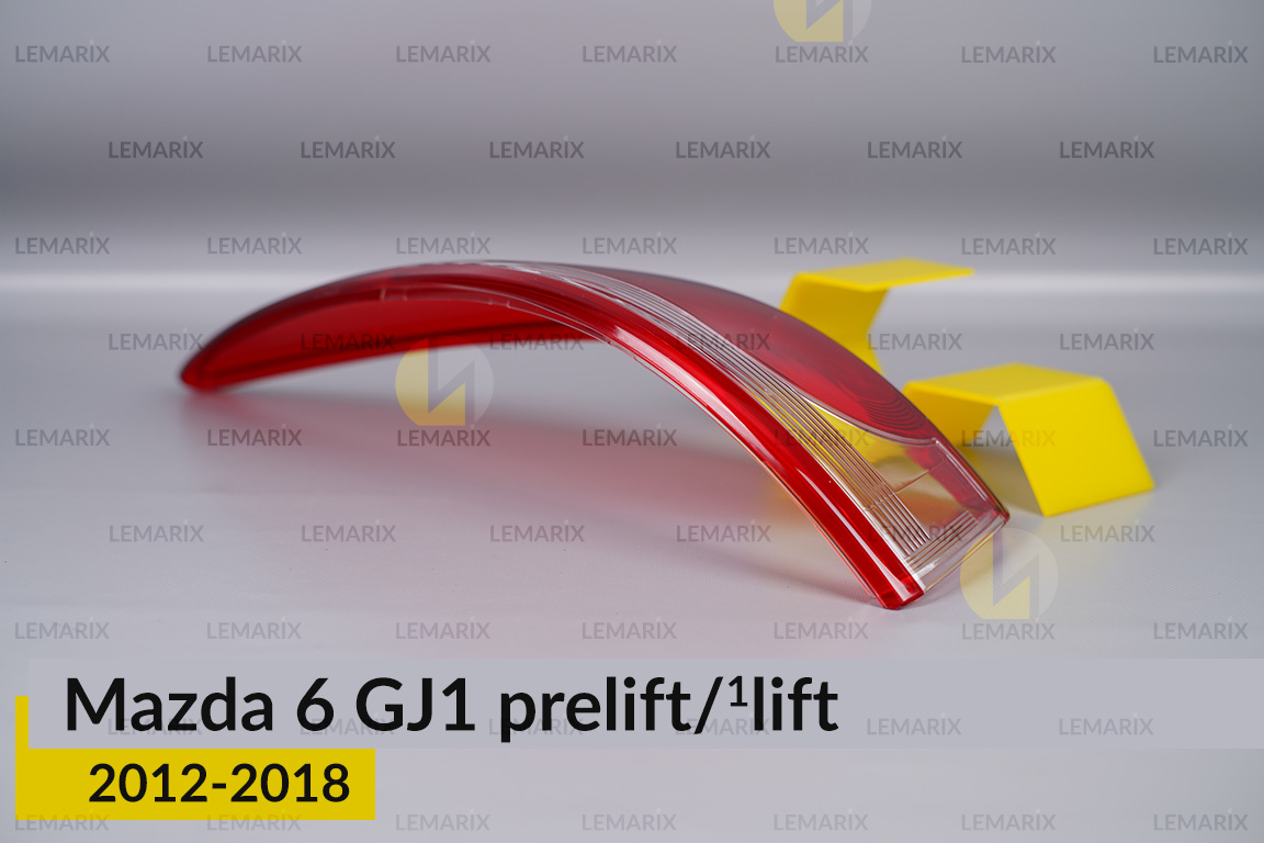 Скло заднього ліхтаря зовнішнє в крилі Mazda 6 GJ1 (2012-2018) дорест/1 рест ліве