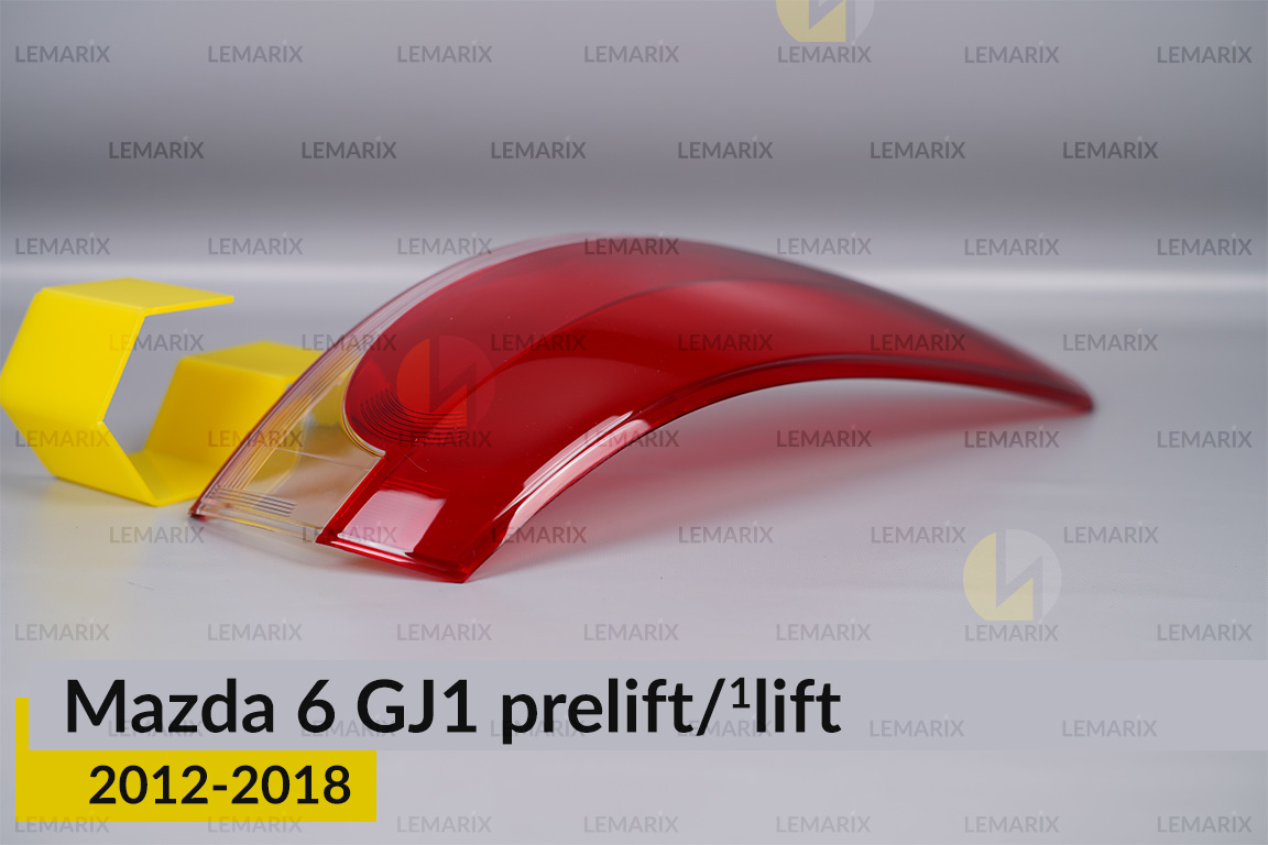 Скло заднього ліхтаря зовнішнє в крилі Mazda 6 GJ1 (2012-2018) дорест/1 рест ліве