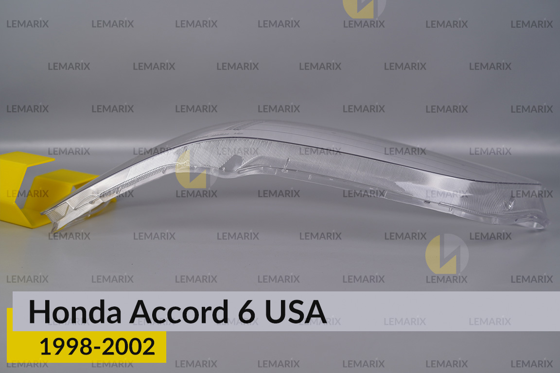 Скло фари Honda Accord 6 USA (1998-2002) ліве