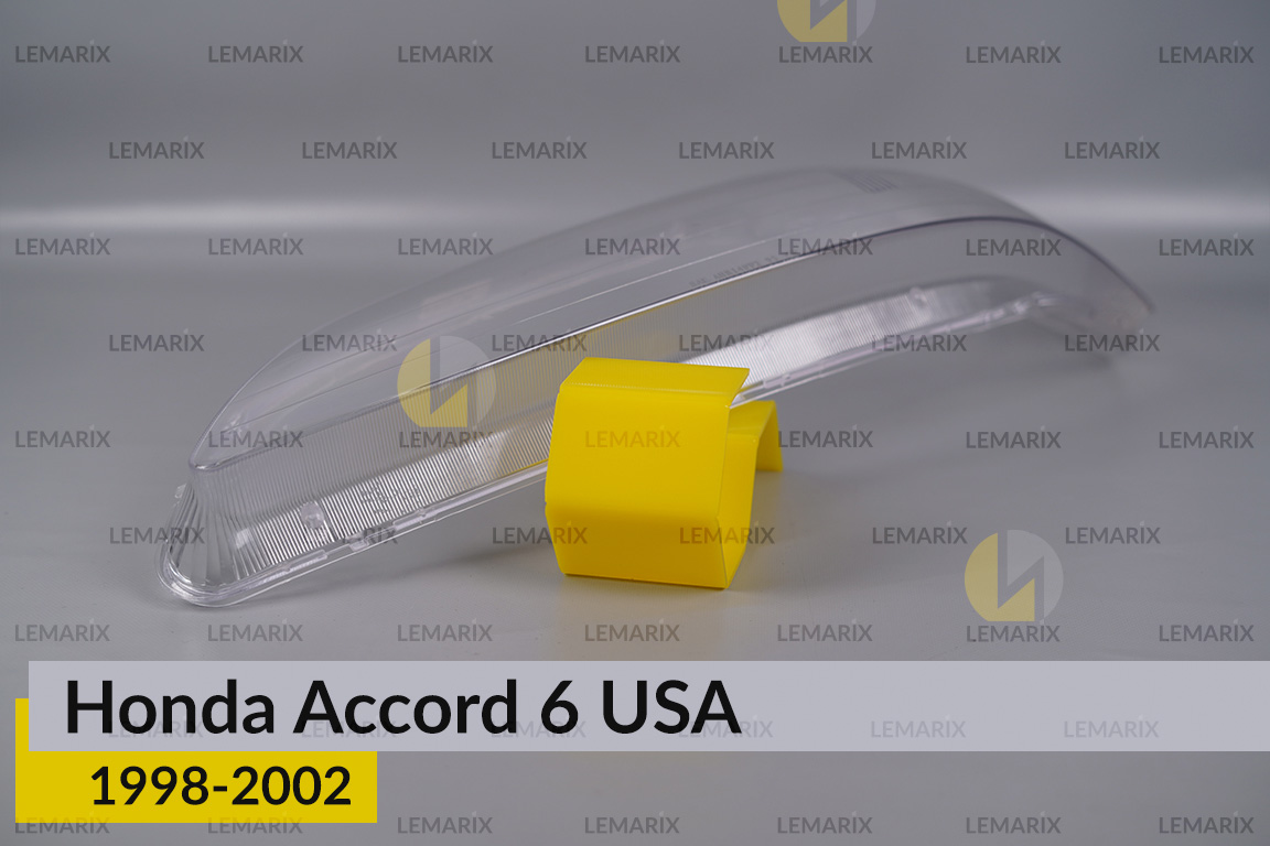 Скло фари Honda Accord 6 USA (1998-2002) ліве