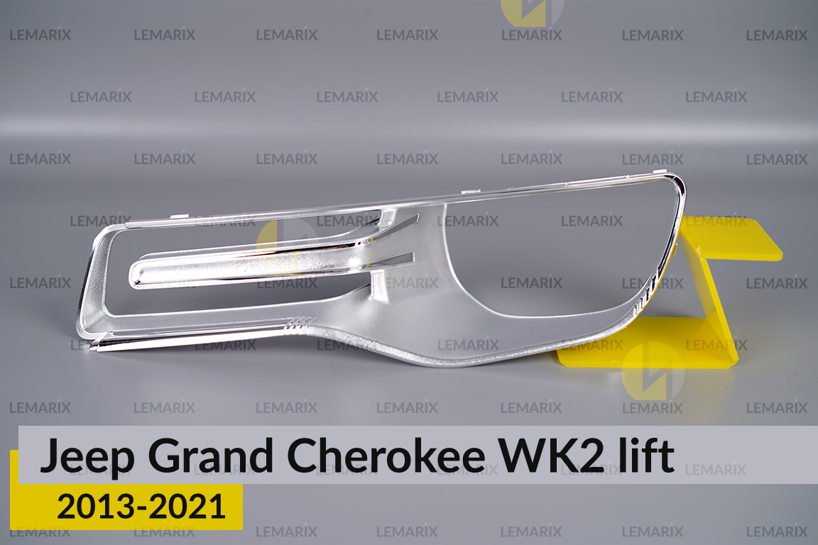 Хромована маска Jeep Grand Cherokee WK2 (2013-2021) рест ліва