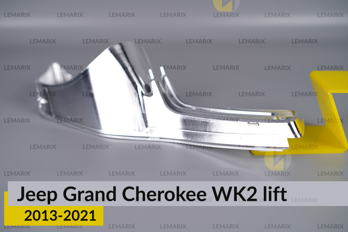 Хромована маска Jeep Grand Cherokee WK2 (2013-2021) рест ліва