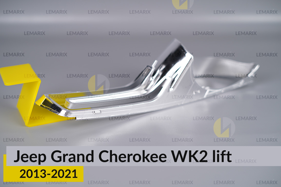 Хромована маска Jeep Grand Cherokee WK2 (2013-2021) рест ліва