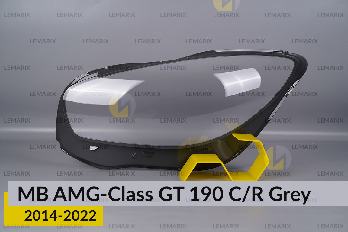 Скло фари Mercedes-Benz AMG-Class GT 190 C/R Grey (2014-2022) ліве