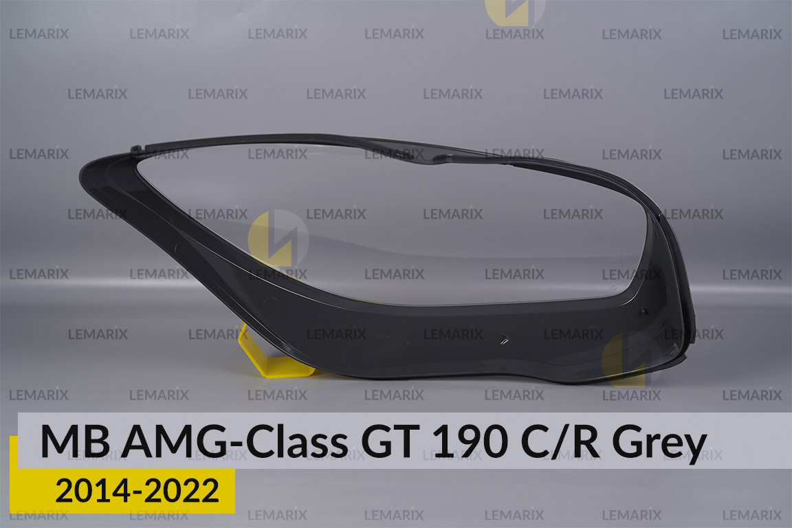 Скло фари Mercedes-Benz AMG-Class GT 190 C/R Grey (2014-2022) ліве