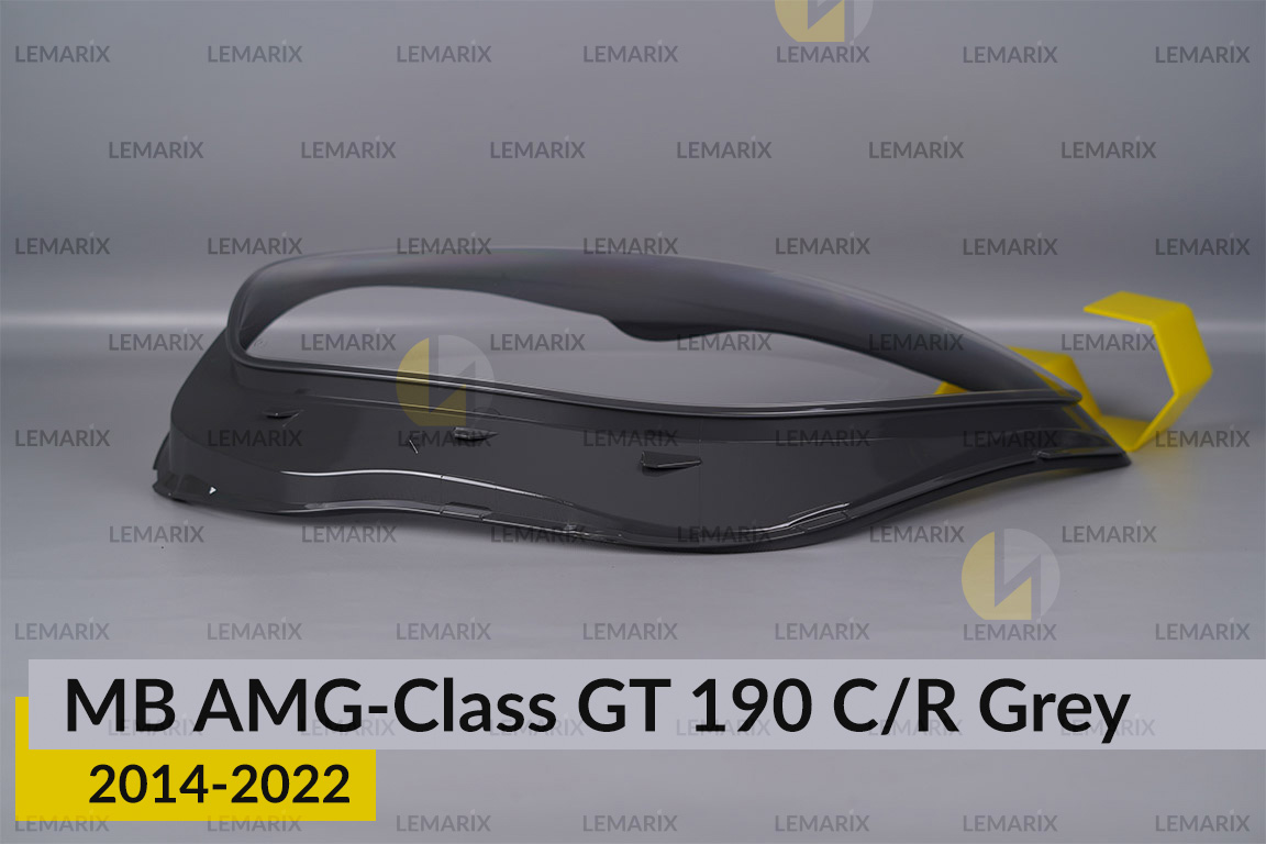 Скло фари Mercedes-Benz AMG-Class GT 190 C/R Grey (2014-2022) ліве