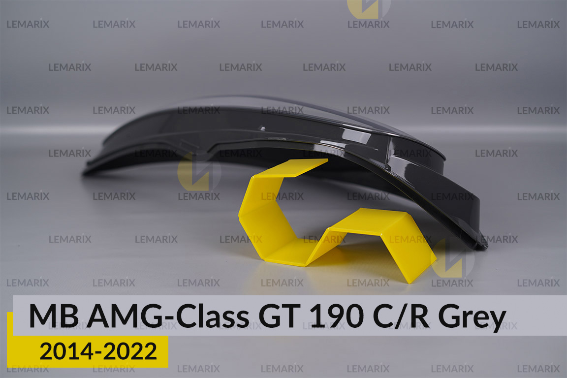 Скло фари Mercedes-Benz AMG-Class GT 190 C/R Grey (2014-2022) ліве
