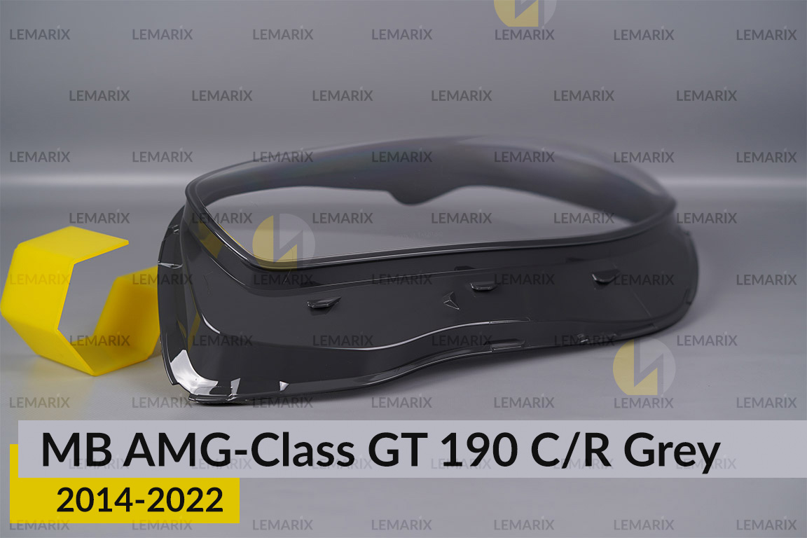 Скло фари Mercedes-Benz AMG-Class GT 190 C/R Grey (2014-2022) ліве