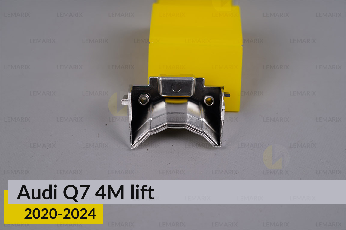 Хромована маска світлорозсіювача Audi Q7 4M (2020-2024) рест ліва