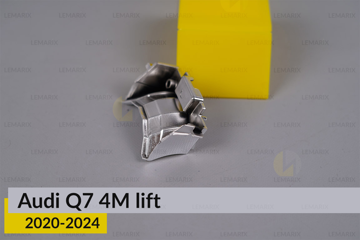Хромована маска світлорозсіювача Audi Q7 4M (2020-2024) рест ліва