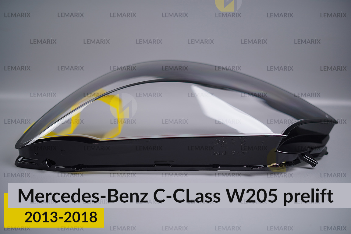 Скло фари Mercedes-Benz C-Class W205 (2013-2018) дорест ліве